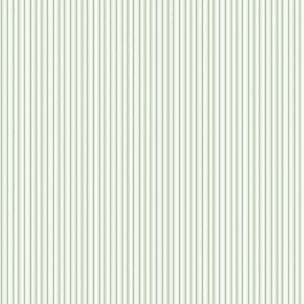 Galerie G67928 Ticking Stripe Green Wallpaper