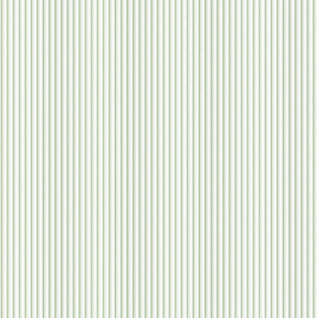 Galerie G67928 Miniatures 2 Ticking Stripe Green Wallpaper G67928 Green Wallpaper