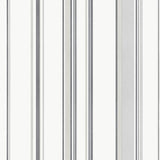 Galerie G68055 Casual Stripe Silver Grey Wallpaper