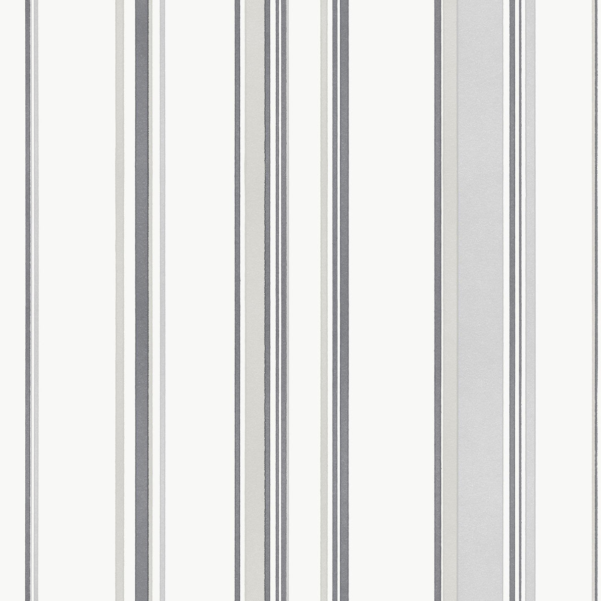 Galerie G68055 Smart Stripes 3 Casual Stripe Silver Grey Wallpaper G68055 Silver Grey Wallpaper