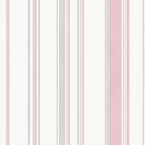 Galerie G68057 Casual Stripe Pink Wallpaper