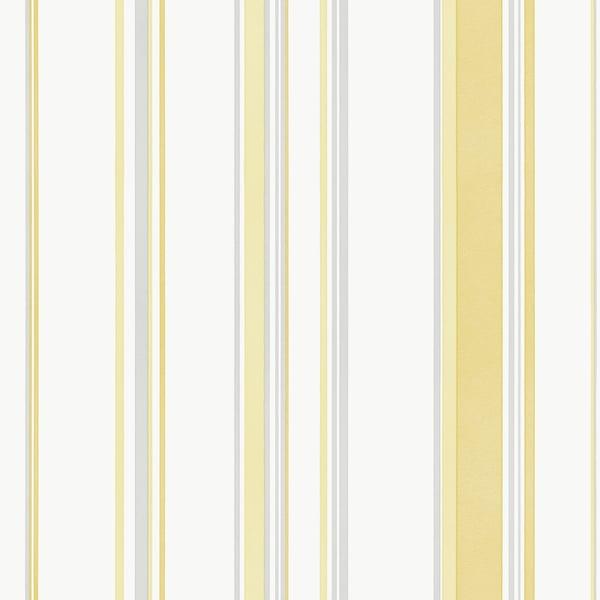 Galerie G68059 Casual Stripe Yellow Wallpaper