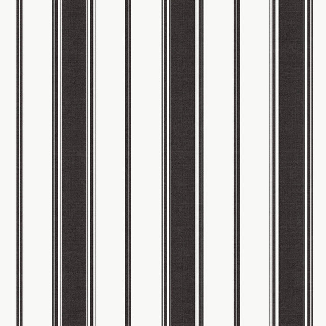 Galerie G68061 Smart Stripes 3 Heritage Stripe Black Wallpaper G68061 Black Wallpaper