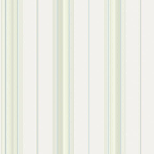 Galerie G68073 Slim Stripe Green Wallpaper