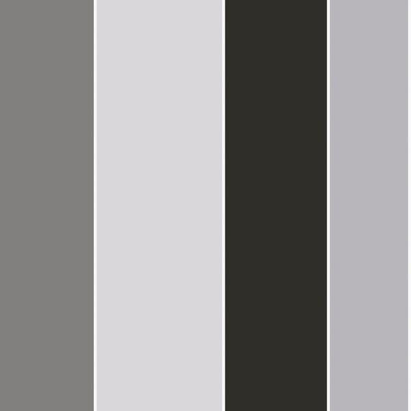 Galerie G68074 Wide Stripe Silver Grey Wallpaper
