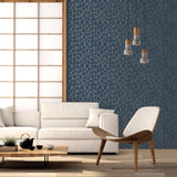 Galerie G68082 Special FX 2 Glitter Web Blue Wallpaper G68082 Blue Wallpaper