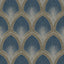 Galerie G68083 Special FX 2 Nouveau Scallop Blue Wallpaper G68083 Blue Wallpaper