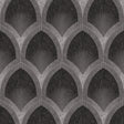 Galerie G68084 Special FX 2 Nouveau Scallop Silver Grey Wallpaper G68084 Silver Grey Wallpaper