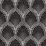 Galerie G68084 Special FX 2 Nouveau Scallop Silver Grey Wallpaper G68084 Silver Grey Wallpaper