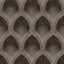 Galerie G68087 Special FX 2 Nouveau Scallop Bronze Brown Wallpaper G68087 Bronze Brown Wallpaper
