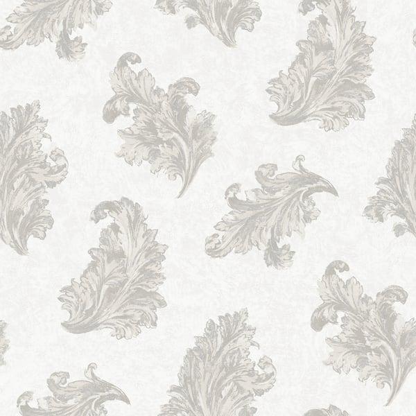 Galerie G68661 Acanthus Silver Grey Wallpaper