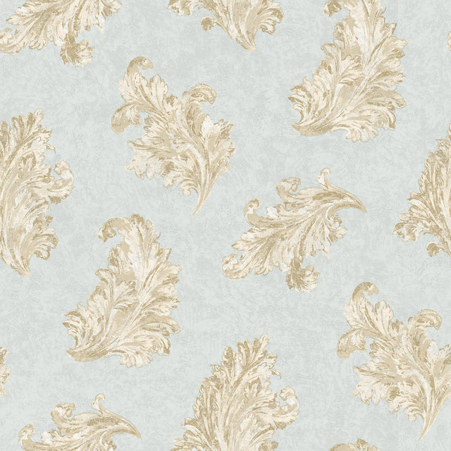 Galerie G68663 Palazzo 2 Acanthus Blue Wallpaper G68663 Blue Wallpaper