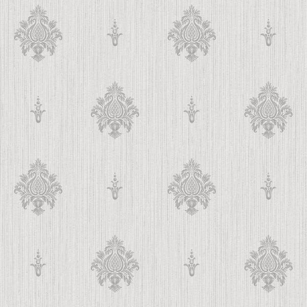 Galerie G68666 Italian Motif Silver Grey Wallpaper