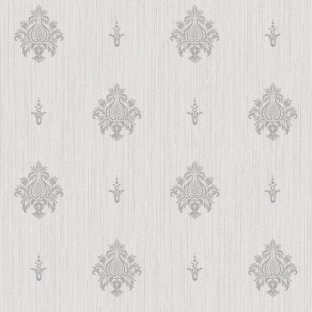 Galerie G68666 Palazzo 2 Italian Motif Silver Grey Wallpaper G68666 Silver Grey Wallpaper