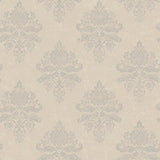 Galerie G68668 Medallion Damask Beige Wallpaper