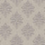 Galerie G68669 Medallion Damask Silver Grey Wallpaper
