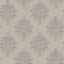 Galerie G68669 Palazzo 2 Medallion Damask Silver Grey Wallpaper G68669 Silver Grey Wallpaper