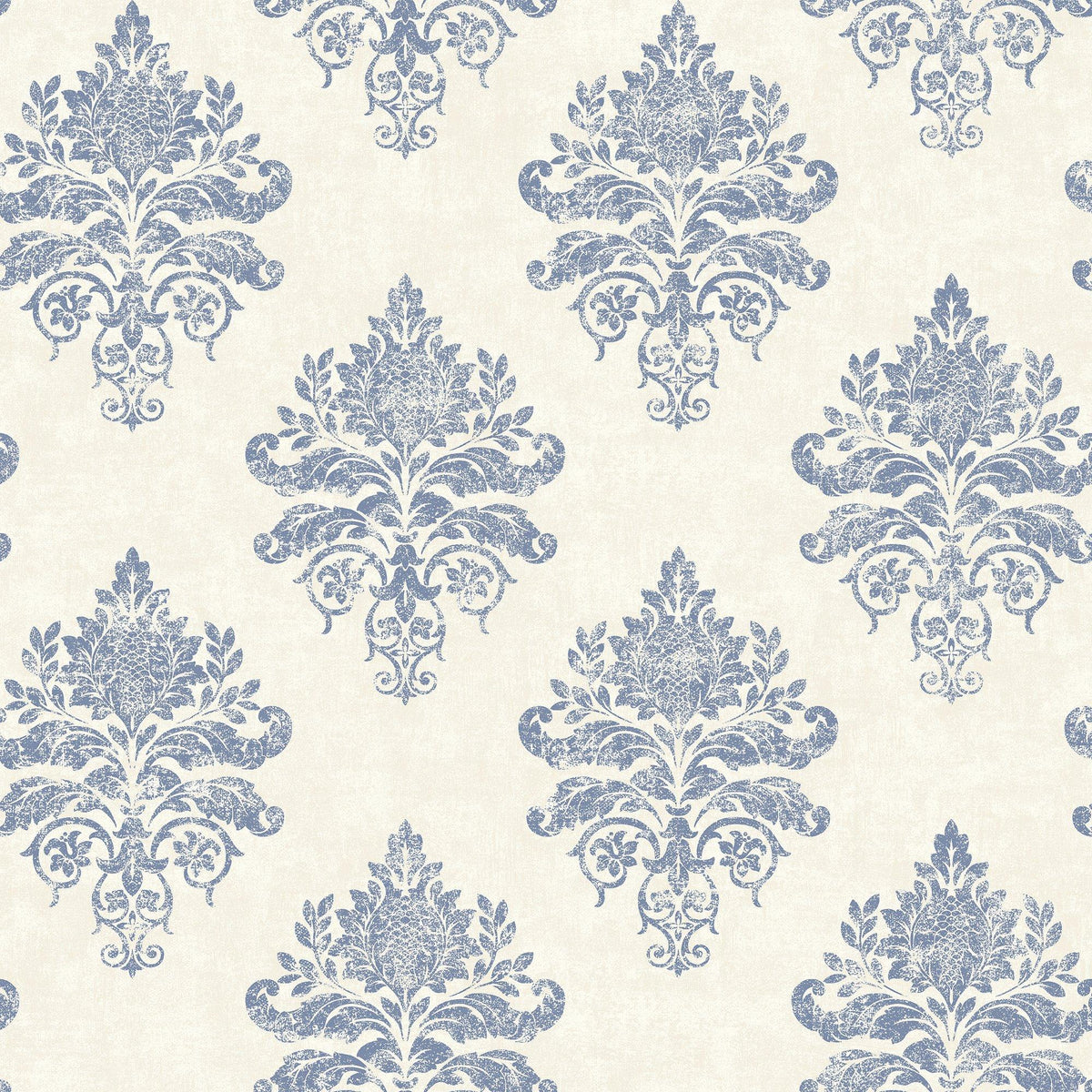 Galerie G68671 Palazzo 2 Medallion Damask Blue Wallpaper G68671 Blue Wallpaper