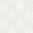 Galerie G68672 Palazzo 2 Medallion Damask White Wallpaper G68672 White Wallpaper