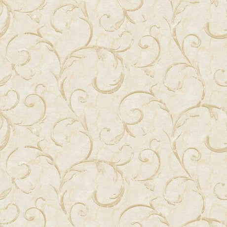 Galerie G68673 Palazzo Scroll Beige Wallpaper
