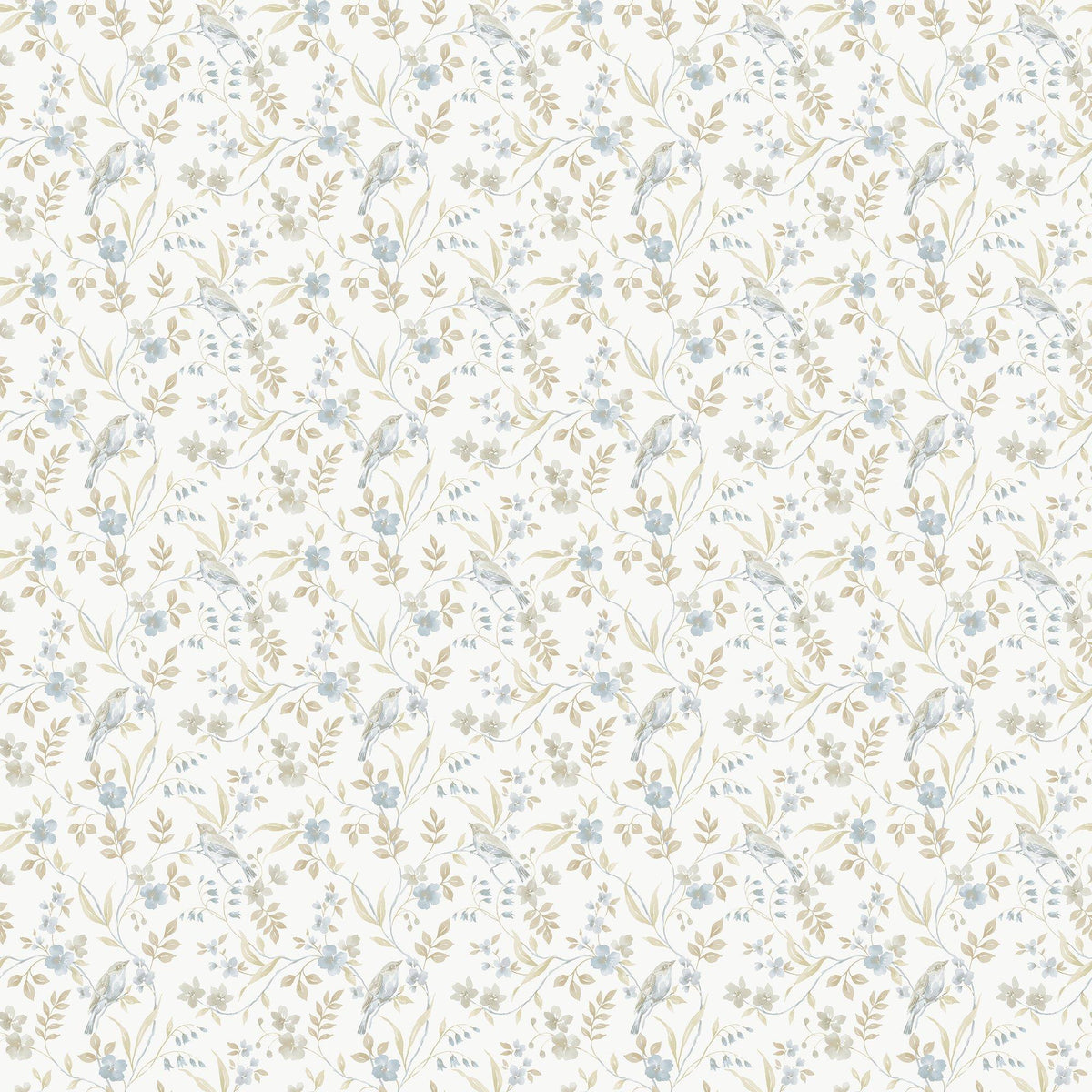 Galerie G68713 Miniatures 3 Garden Bird Beige Wallpaper G68713 Beige Wallpaper