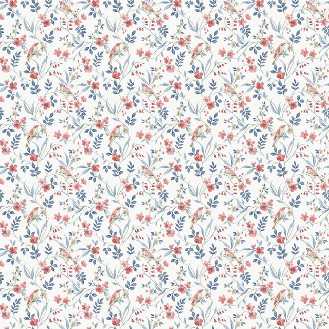 Galerie G68715 Miniatures 3 Garden Bird Blue Wallpaper G68715 Blue Wallpaper