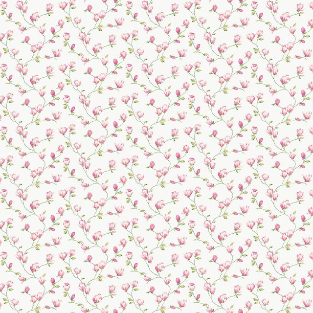 Galerie G68723 Miniatures 3 Mini Magnolia Pink Wallpaper G68723 Pink Wallpaper