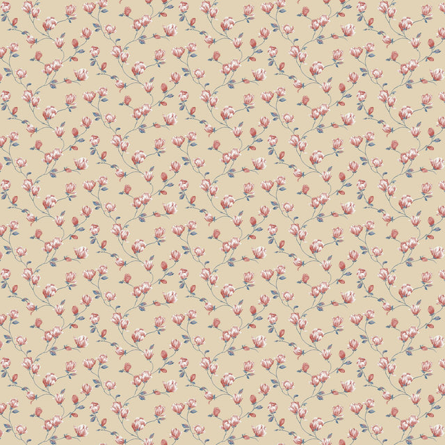 Galerie G68724 Miniatures 3 Mini Magnolia Beige Wallpaper G68724 Beige Wallpaper
