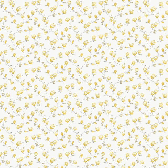 Galerie G68725 Miniatures 3 Mini Magnolia Yellow Wallpaper G68725 Yellow Wallpaper