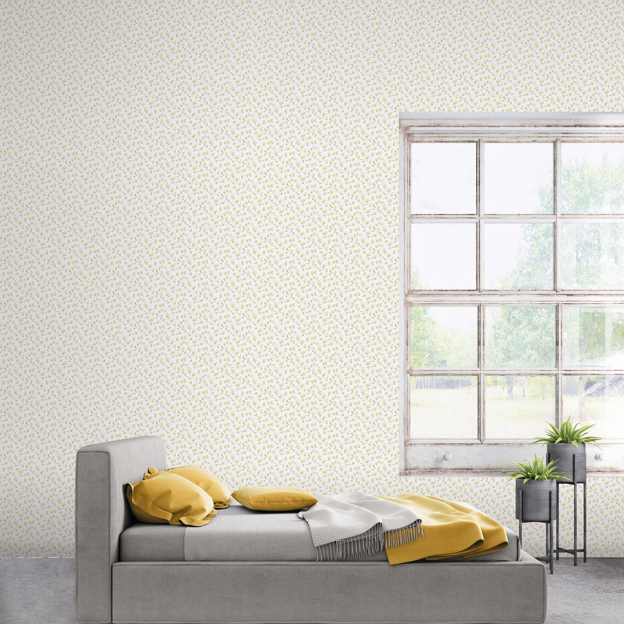 Galerie G68725 Miniatures 3 Mini Magnolia Yellow Wallpaper G68725 Yellow Wallpaper