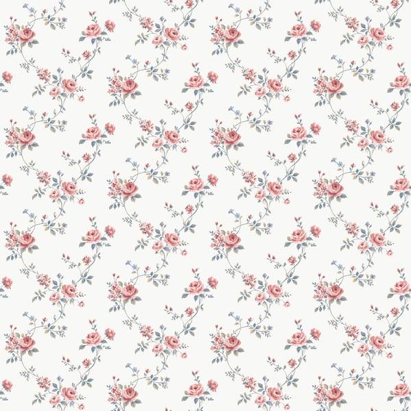 Galerie G68731 Multi Floral Trail Blue Wallpaper