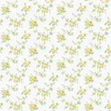 Galerie G68732 Miniatures 3 Multi Floral Trail Yellow Wallpaper G68732 Yellow Wallpaper
