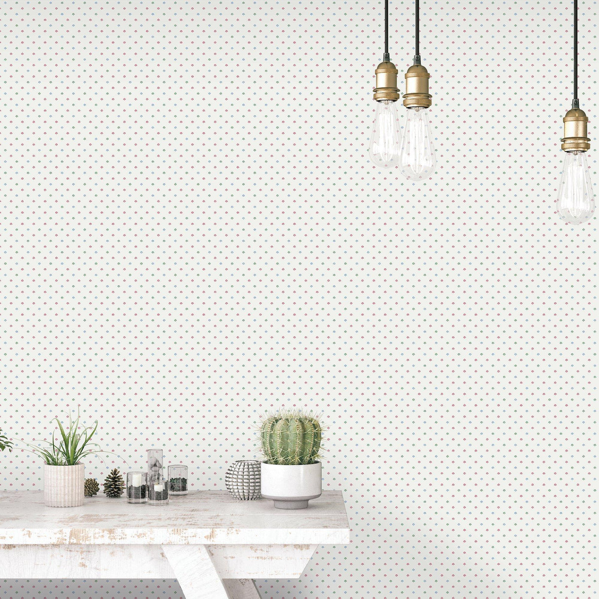 Galerie G68733 Miniatures 3 Multi Mini Blue Wallpaper G68733 Blue Wallpaper