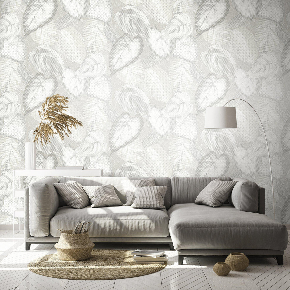 Galerie GH81347-23 Pepper Ficus Beige Wallpaper GH81347-23 Beige Wallpaper