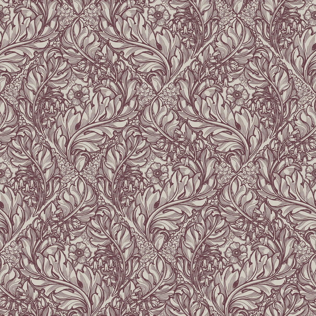 Galerie LB25109 Off The Wall Rambleicious Red Wallpaper LB25109 Red Wallpaper