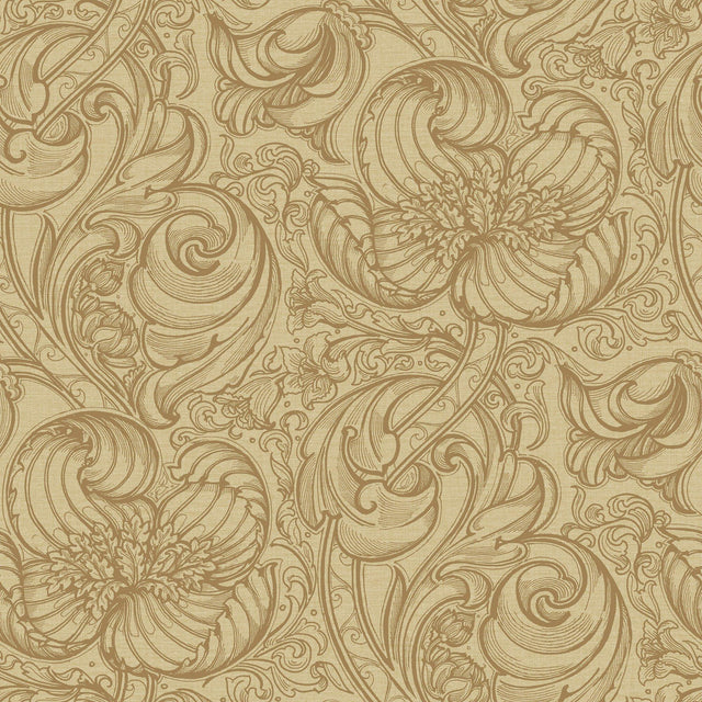 Galerie LB25113 Off The Wall Down the Dilly Yellow Wallpaper LB25113 Yellow Wallpaper