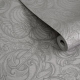 Galerie LB25114 Off The Wall Down the Dilly Silver Grey Wallpaper LB25114 Silver Grey Wallpaper