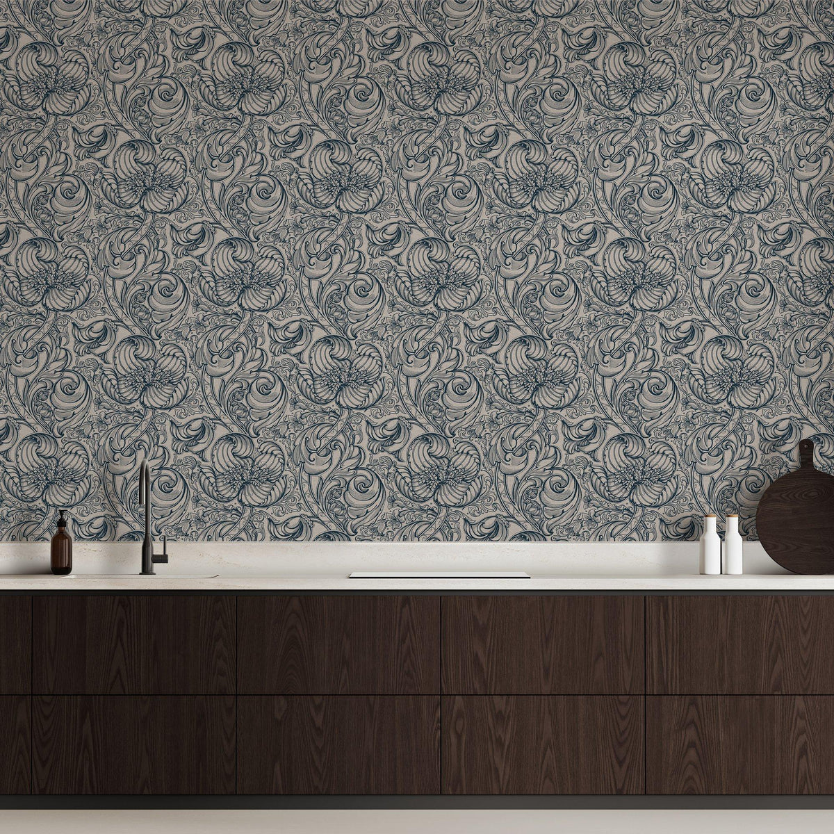 Galerie LB25116 Off The Wall Down the Dilly Blue Wallpaper LB25116 Blue Wallpaper