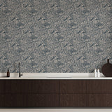Galerie LB25116 Off The Wall Down the Dilly Blue Wallpaper LB25116 Blue Wallpaper