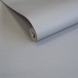 Galerie LB25121 Off The Wall Nuance Plain Texture Silver Grey Wallpaper LB25121 Silver Grey Wallpaper