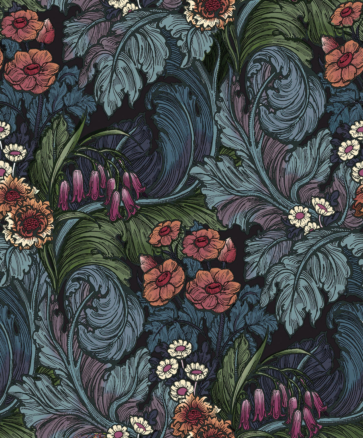 Galerie LB25134 Hedgerovia Multi-coloured Wallpaper