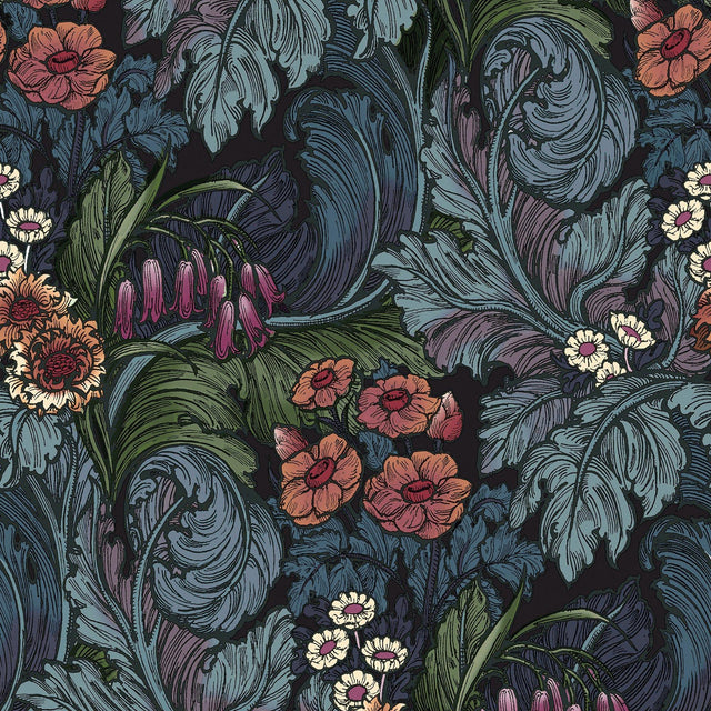 Galerie LB25134 Off The Wall Hedgerovia Multi-coloured Wallpaper LB25134 Multi-coloured Wallpaper