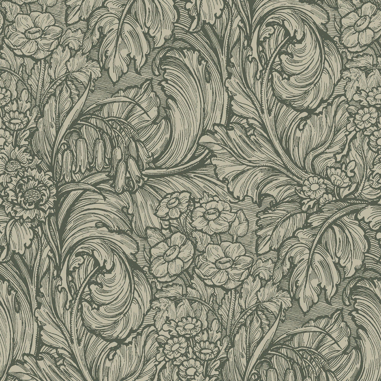 Galerie LB25136 Off The Wall Hedgerovia Green Wallpaper LB25136 Green Wallpaper