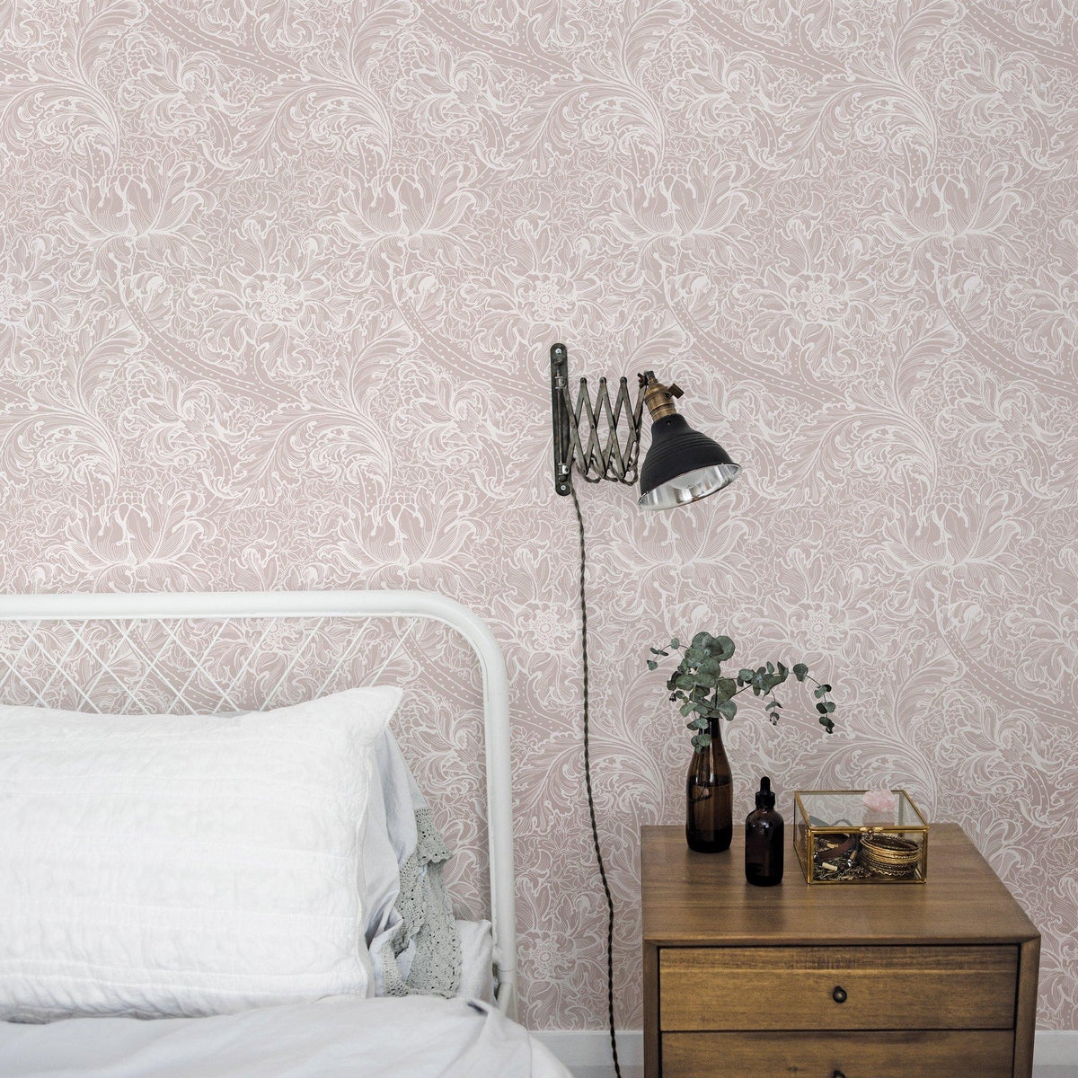 Galerie LB25145 Off The Wall Morris Major Pink Wallpaper LB25145 Pink Wallpaper