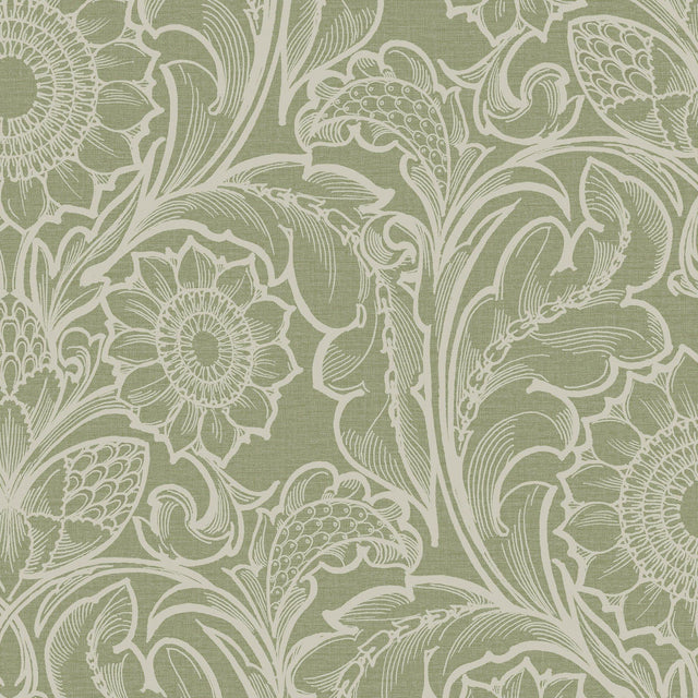 Galerie LB25153 Off The Wall Sunnyside Up Green Wallpaper LB25153 Green Wallpaper