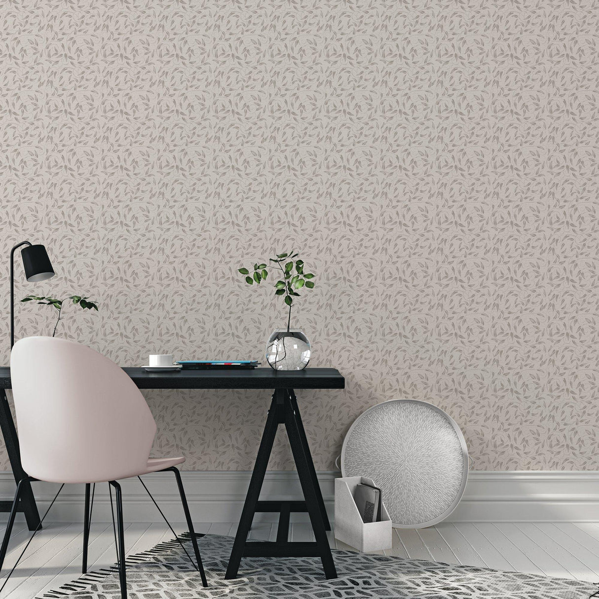 Galerie LB25155 Off The Wall Tit Willow Beige Wallpaper LB25155 Beige Wallpaper
