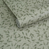 Galerie LB25157 Off The Wall Tit Willow Green Wallpaper LB25157 Green Wallpaper