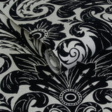 Galerie LB25166 Off The Wall Damask Sauvage Black Wallpaper LB25166 Black Wallpaper