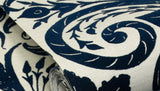 Galerie LB25167 Off The Wall Damask Sauvage Blue Wallpaper LB25167 Blue Wallpaper