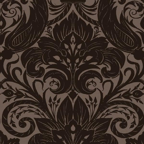 Galerie LB25168 Damask Sauvage Bronze Brown Wallpaper